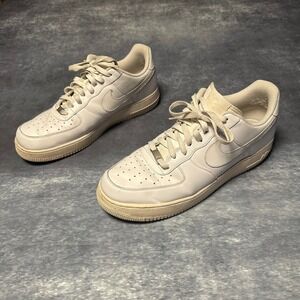 Nike Air Force 1 Low White Leather Sneakers Men's Size 13 Oxidized Soul